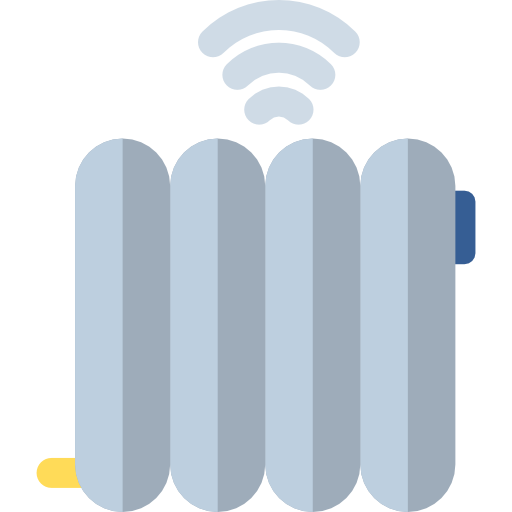 Smart heating Basic Rounded Flat icon