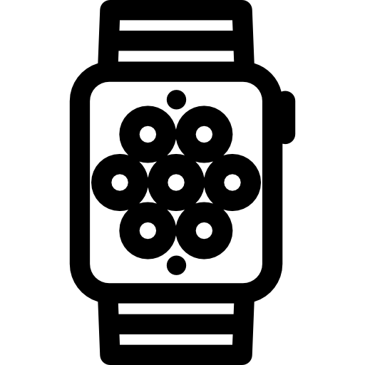 reloj de manzana Basic Rounded Lineal icono
