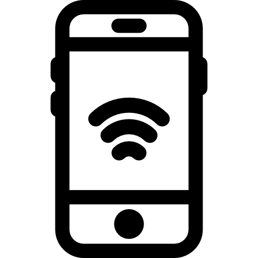 iphone Basic Rounded Lineal icono