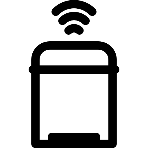 Smart trash Basic Rounded Lineal icon