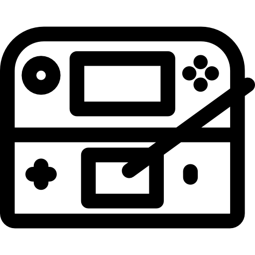 Nintendo ds Basic Rounded Lineal icon