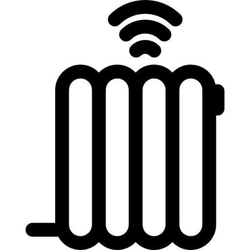 calefacción inteligente Basic Rounded Lineal icono