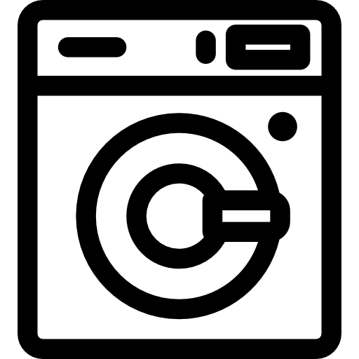 洗濯機 Basic Rounded Lineal icon