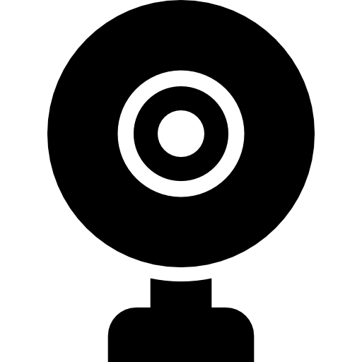 웹캠 Basic Rounded Filled icon