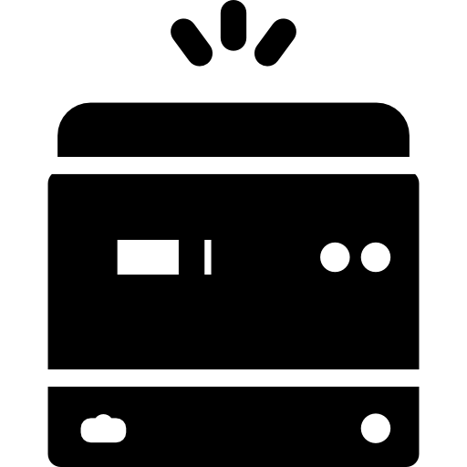 fotocopiadora Basic Rounded Filled icono