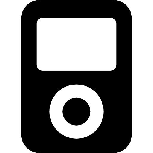 ipod Basic Rounded Filled icoon
