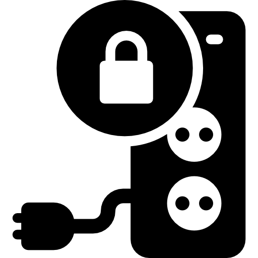 Plug Basic Rounded Filled icon