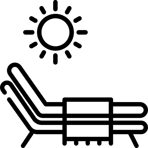 Sunbed Special Lineal icon