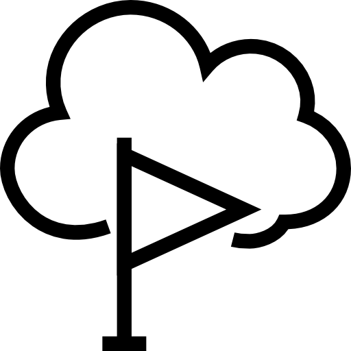 cloud computing Dinosoft Lineal icona