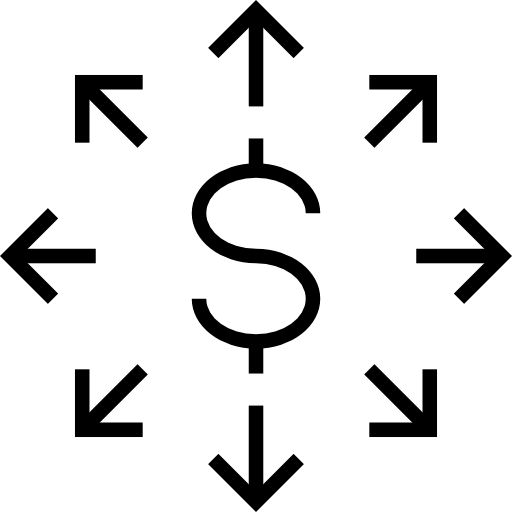 Доллар Dinosoft Lineal иконка