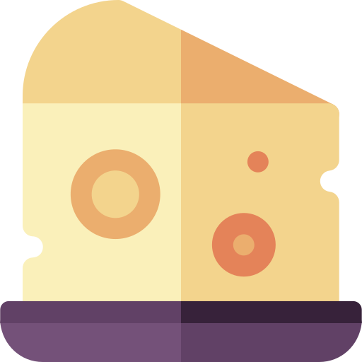 formaggio Basic Rounded Flat icona