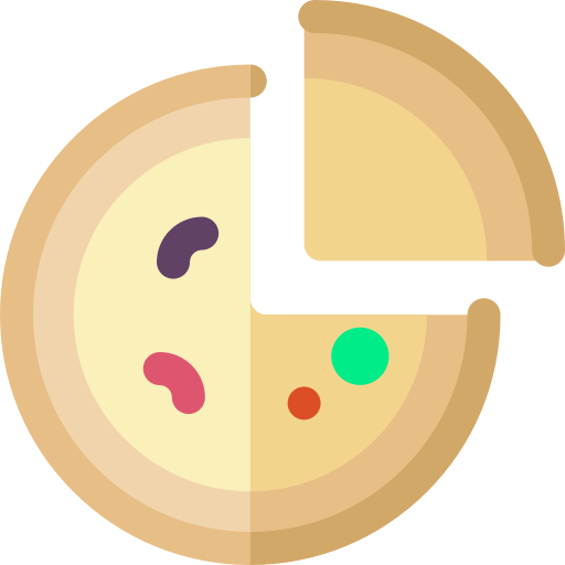 pizza Basic Rounded Flat icona