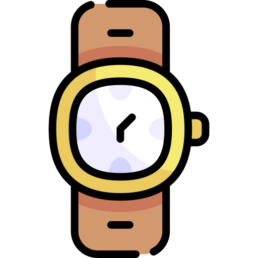 腕時計 Kawaii Lineal color icon