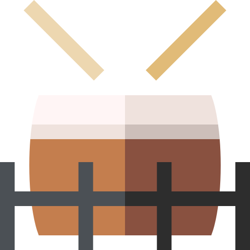 ドラム Basic Straight Flat icon