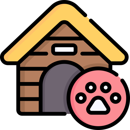 Pet house Special Lineal color icon