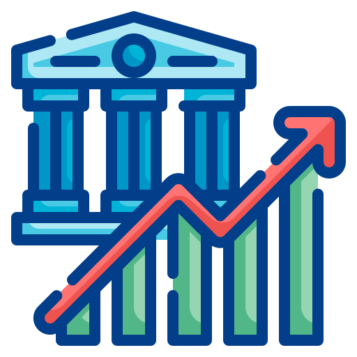 bank Wanicon Lineal Color icon