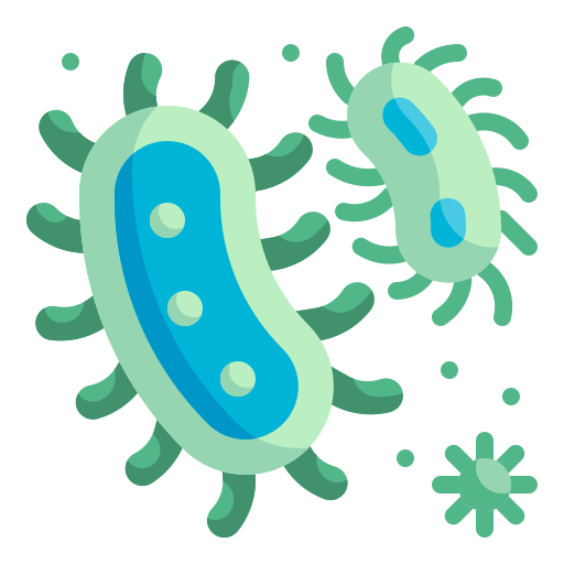 bacteriën Wanicon Flat icoon