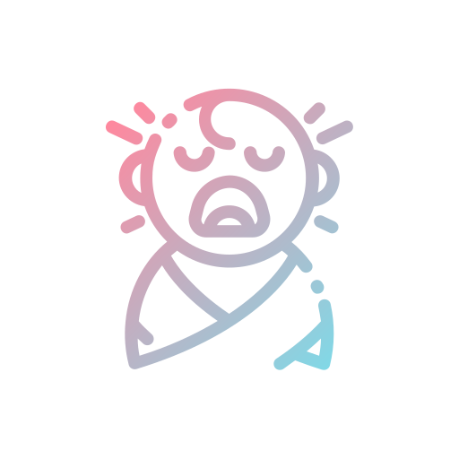 Baby crying Good Ware Gradient icon