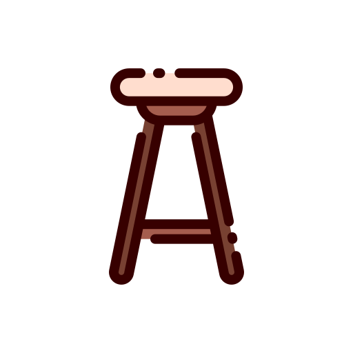Stool Good Ware Lineal Color icon