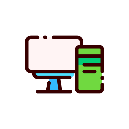 Workstation Good Ware Lineal Color icon