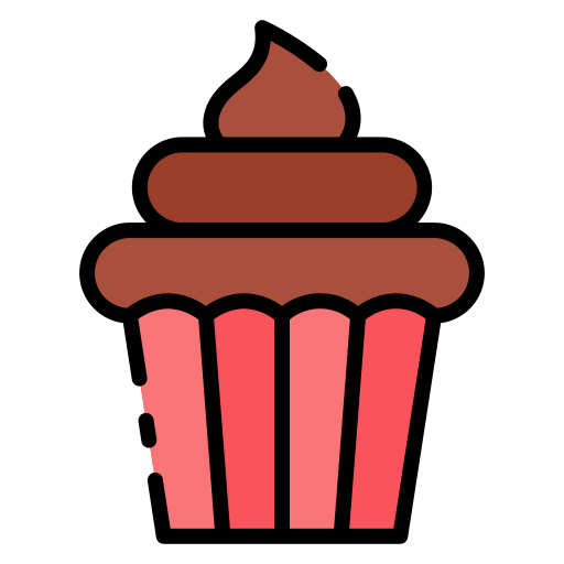 Cupcake Good Ware Lineal Color icon