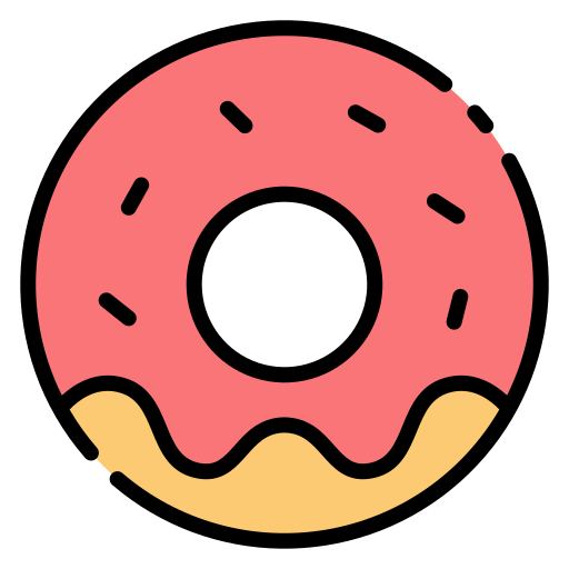 Donuts Good Ware Lineal Color icon