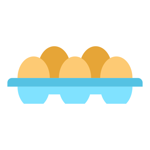 eieren Good Ware Flat icoon