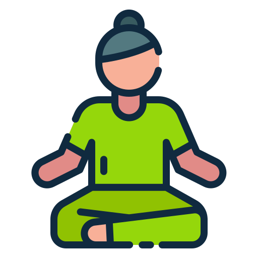 meditation Good Ware Lineal Color icon