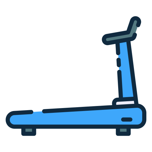 Treadmill machine Good Ware Lineal Color icon