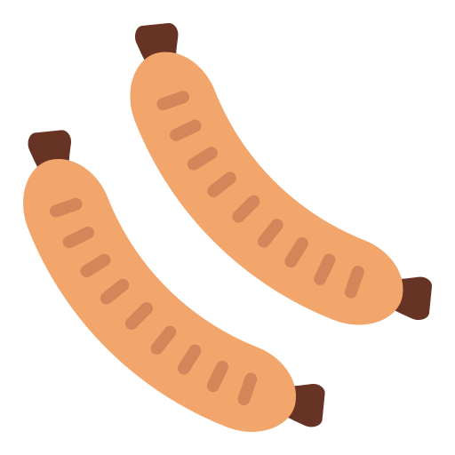 Sausages Good Ware Flat icon