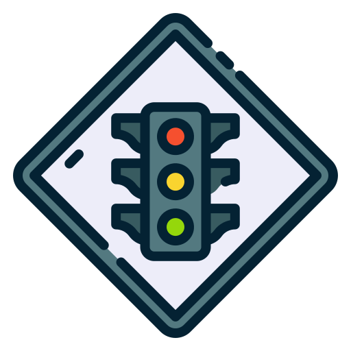 Traffic lights Good Ware Lineal Color icon