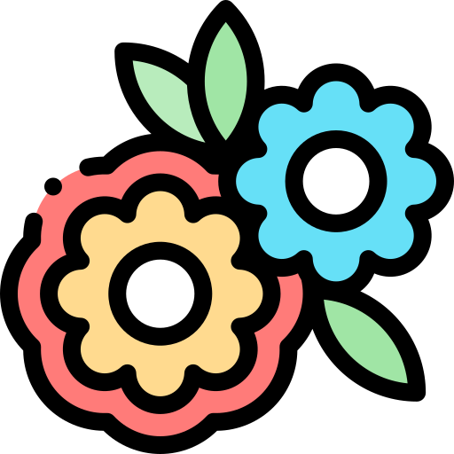 blumen Detailed Rounded Lineal color icon