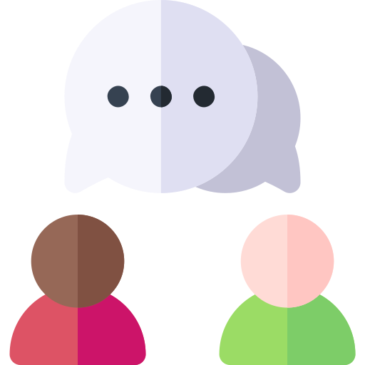 Conversation Basic Rounded Flat icon