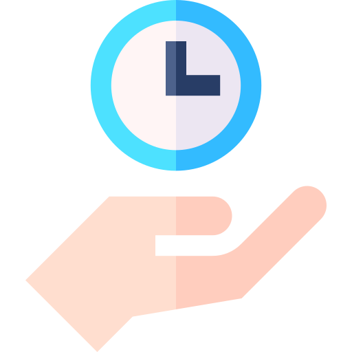 時間管理 Basic Straight Flat icon