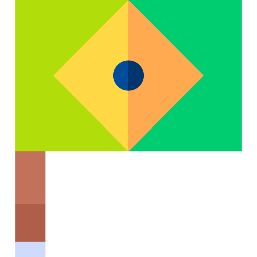 brasil Basic Straight Flat icono