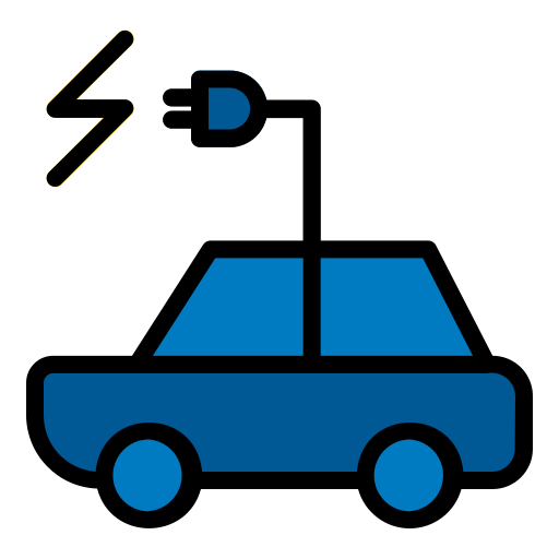 Hybrid car Generic Outline Color icon
