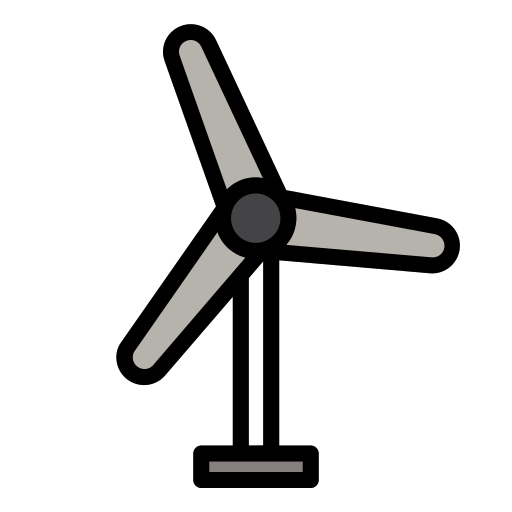 Wind turbine Generic Outline Color icon