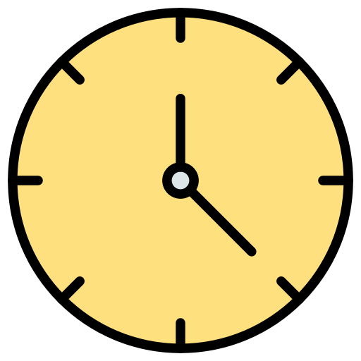 l'horloge Generic Outline Color Icône