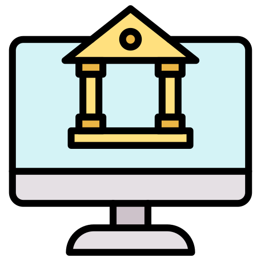 Internet banking Generic Outline Color icon