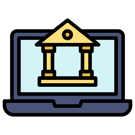 banca por internet Generic Outline Color icono