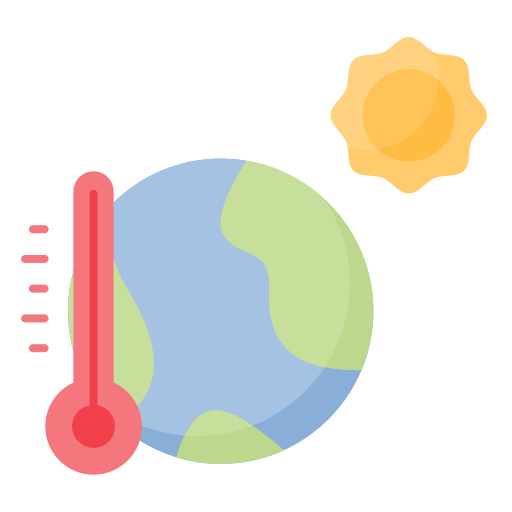 erderwärmung Generic Flat icon