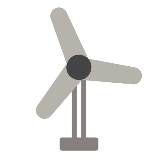 turbina wiatrowa Generic Flat ikona