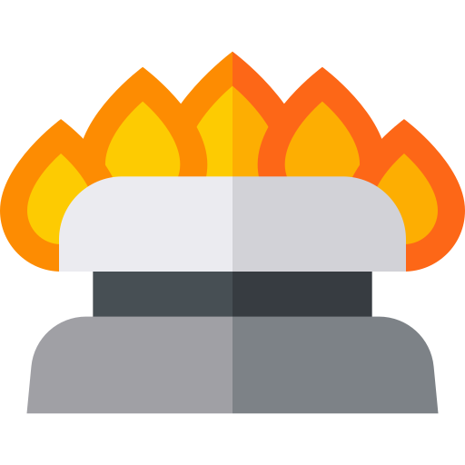 gas natural Basic Straight Flat icono