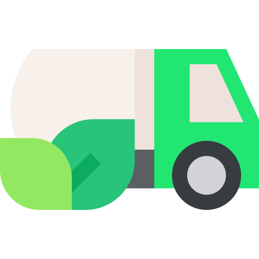 Refuelling truck Basic Straight Flat icon