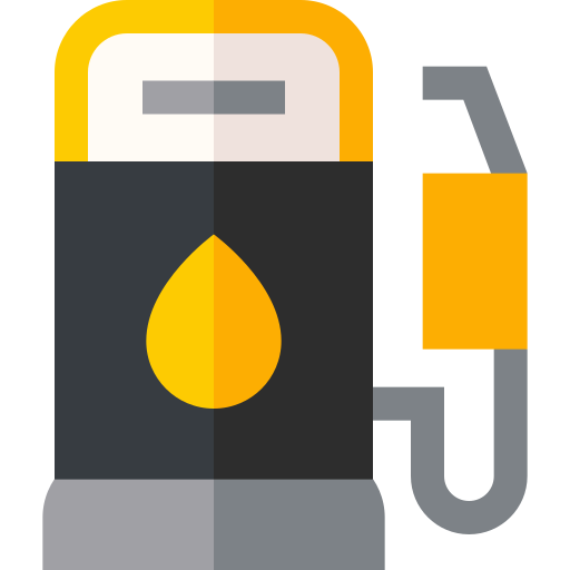 bomba de gas Basic Straight Flat icono