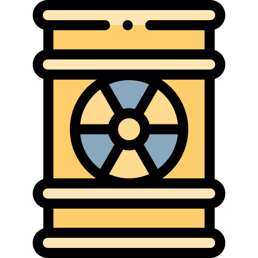 desperdicio Detailed Rounded Lineal color icono