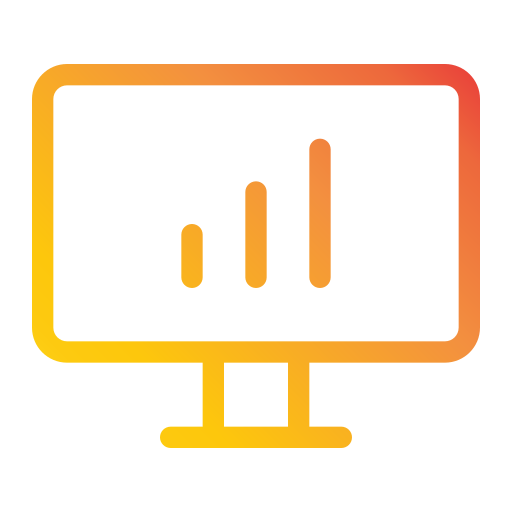 Bar chart Generic Gradient icon