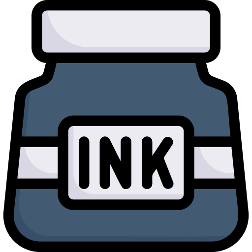 잉크 Generic Outline Color icon