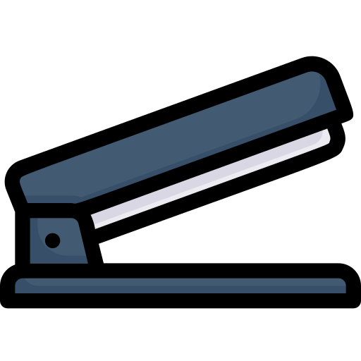 Stapler Generic Outline Color icon
