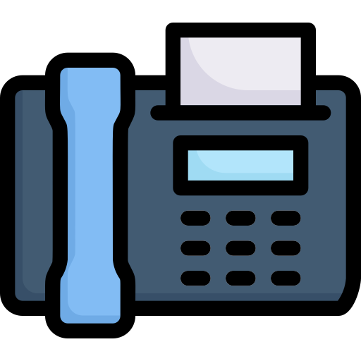 fax Generic Outline Color icono